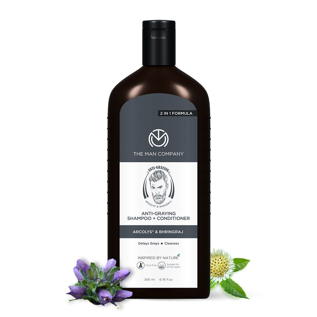 Anti-Graying Shampoo & Conditioner Anti-Graying Shampoo & Conditioner - 200ml Shampoo Conditioner at