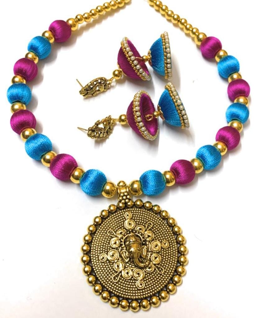 Radiant Bloom Multicolor Jewellery Set
