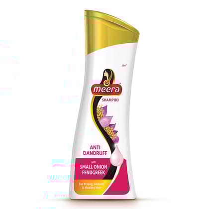 Meera Anti-Dandruff Shampoo, With Small Onion and Fenugreek, 180 ml Meera Anti-Dandruff Shampoo, With Small Onion and Fenugreek, 180 ml - White / 180 ml (Pack of 1)