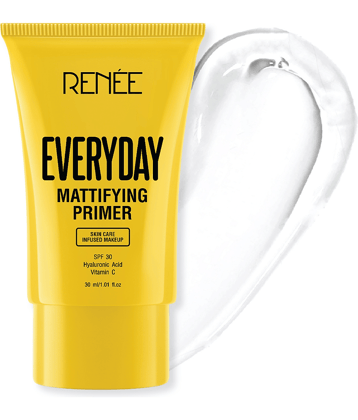 RENEE Everyday Primer, Blurs Pores, Matte Finish, SPF 30, Vitamin C, 30ml
