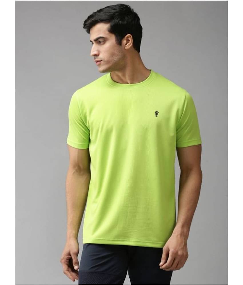 EPPE Light Blue Polyester Regular Fit Men's Sports T-Shirt ( Pack of 1 )