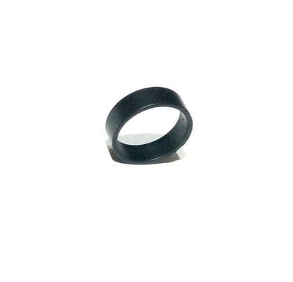 Stainless Steel Collection Ring for Men (M Black), Ring Size - (Round 2 cm)