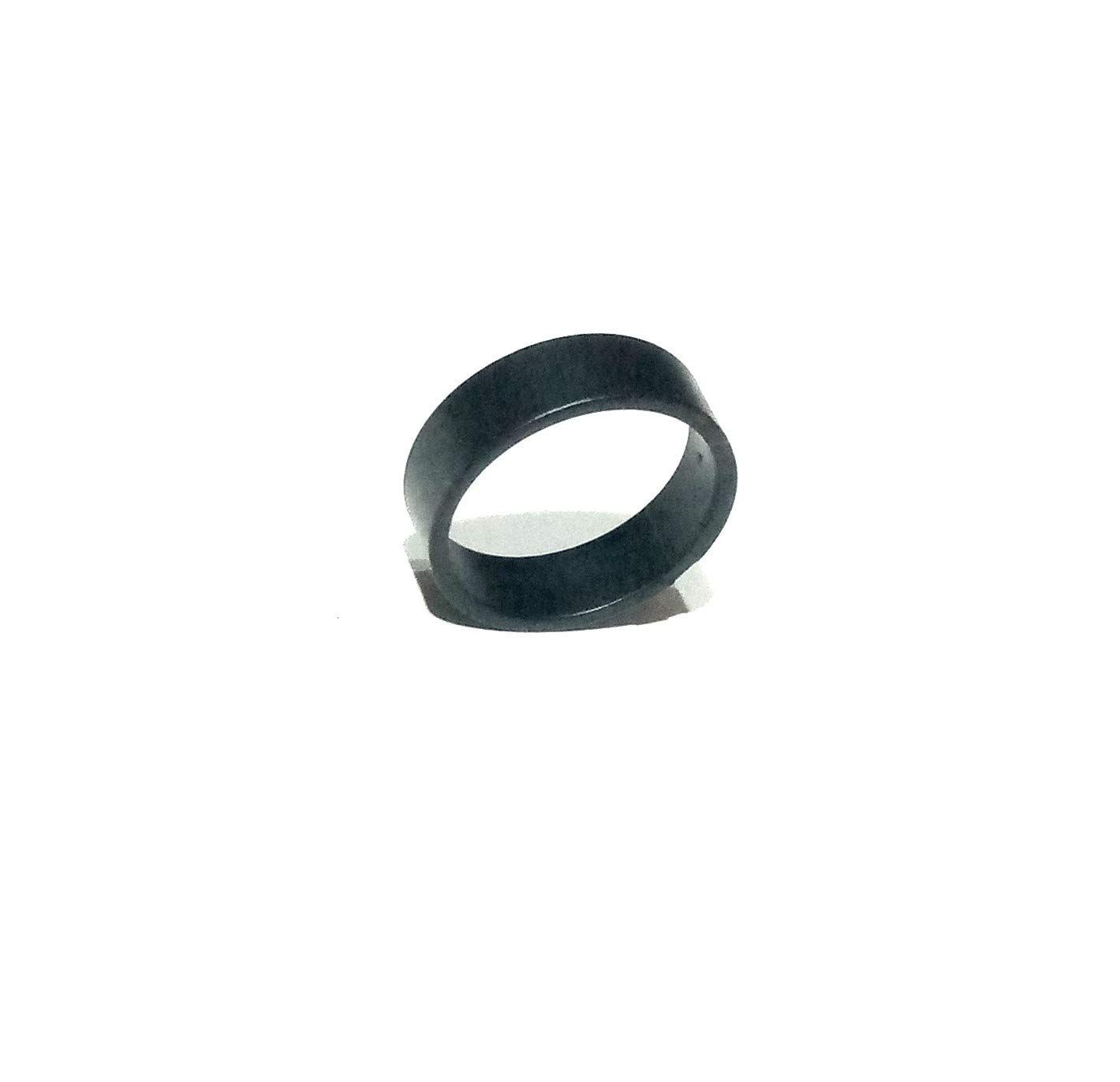 Stainless Steel Collection Ring for Men (M Black), Ring Size - (Round 2 cm)