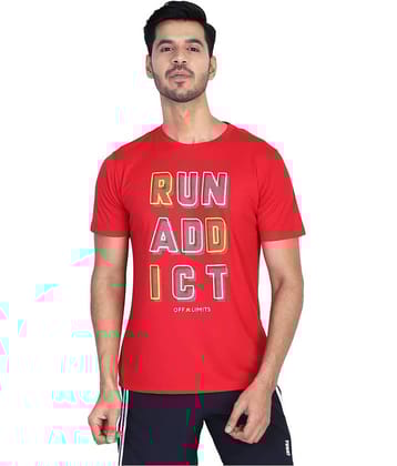 OFF LIMITS Red Polyester T-Shirt