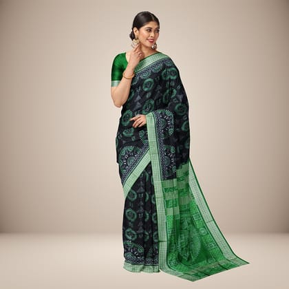 Traditional Motifs Sambalpuri Silk Saree