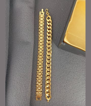 SHANKH-KRIVA Gold Bracelet ( Pack of 1 )