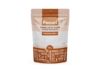 Pansari Chana Sattu Atta / Roasted Gram Millet - 500gm