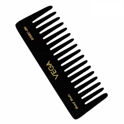 Vega Shampoo Comb for Women & Men | Wide Tooth Detangling & Scalp Massage Comb for Gentle Hair Wash, Smooth, Frizz-Free Hair| (India's No. 1* Hair Brush Brand) | (HMBC-406) Vega Shampoo Comb for Women & Men | Wide Tooth Detangling & Scalp Massage Comb fo