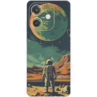 Yug Emporium Oppo A3x Space Moon (Back Cover, Multicolor)
