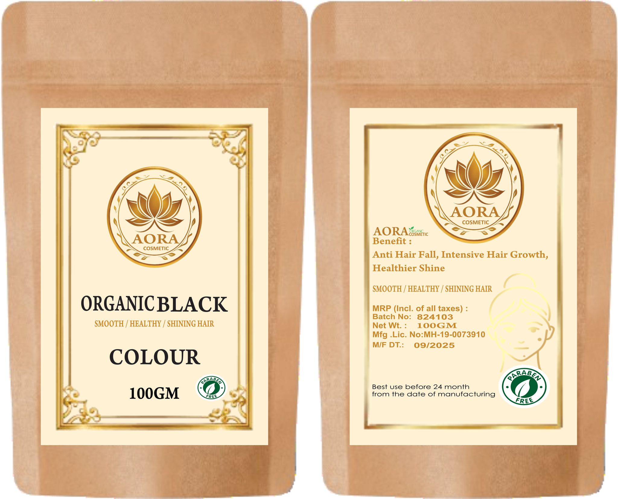 ORGANIC BLACK HAIR COLOUR