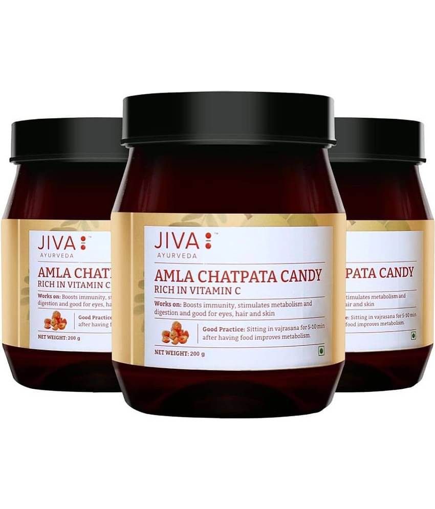 Jiva Ayurveda Amla Chatpata Candy -200g (Pack of 3)
