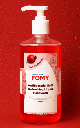 INTERCORP FOMY Antibacterial Soft Refreshing Liquid Hand Wash, 500 ml INTERCORP FOMY Antibacterial Soft Refreshing Liquid Hand Wash, 500 ml