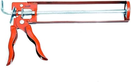 ADISON Heavy Duty Silicone Sealant, 280 ml, with Stainless Steel Gun, PACK OF 1 SILICONE BOTTLE AND 1 GUN
