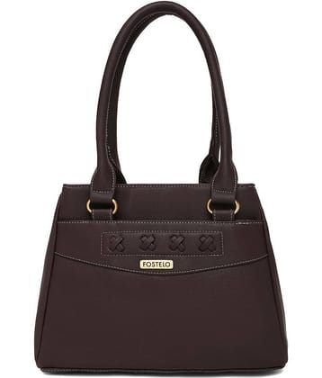 Fostelo - Brown PU Shoulder Bag