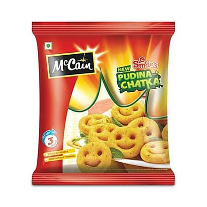 McCain Smiles - Pudina Chatka, 375 g McCain Smiles - Pudina Chatka, 375 g