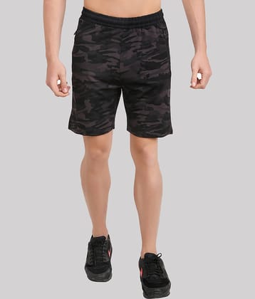 NEVER LOSE Grey Nylon Men's Cycling Shorts ( Pack of 1 )