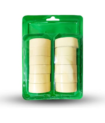 "Double Sided Foam Dispenser Double Side 0.60 mt (Manual)  (Set of 12, White) " - Yellow Double Sided Foam Tape ( Pack of 12 )