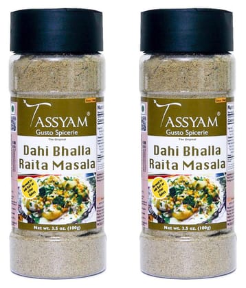 Tassyam - 100 gm Dahi Bhalla Raita Masala (Pack of 2)