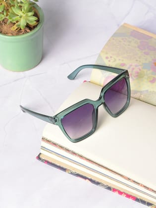 Purple Lens Green Wayfarer Sunglasses-Sunglasses