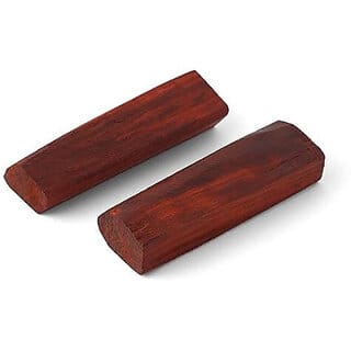 Astro-D Red Sandalwood Stick for Religious Usage and Healing 40-50 Gram set of 2, (Red, Wood)