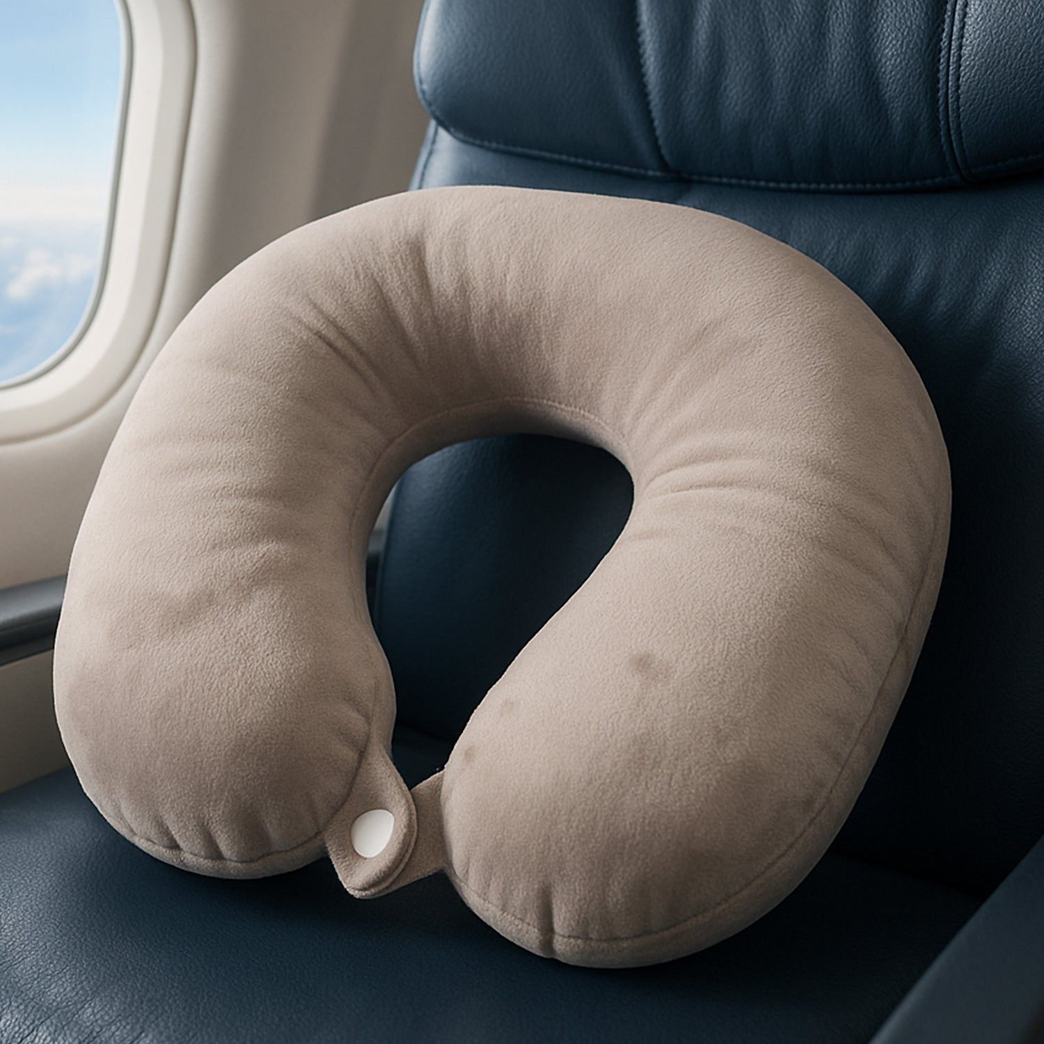 Soft Neck Pillow for Car, Home, Airplane Travel, Travel Neck Pillow for Sleeping & Travel Essentials for Neck Rest&nbsp;Multipurpose Comfortable Head Rest Neck Holder Pillow (1 Pc)