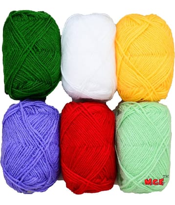 M.G Enterprise 4 Ply Knitting Yarn Combo Wool, Bunny 5 Mix 150 gm Best Used with Knitting Needles, Crochet Needles Wool Yarn for Knitting