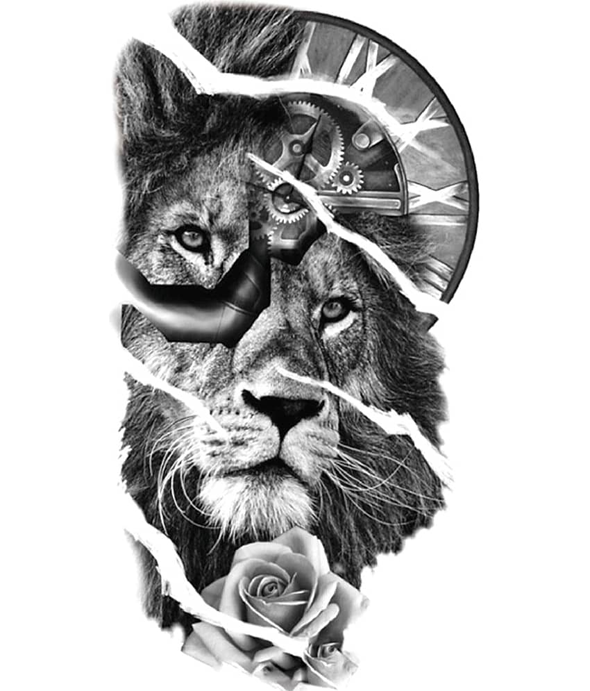 The Canvas Arts Realistic Look Waterproof Temporary Tattoo Sticker Body Tattoo