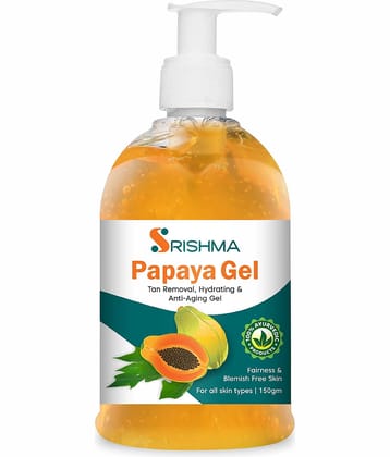 Srishma Papaya Gel for Helps Reduce Wrinkles & Acne Breakouts (150 g)