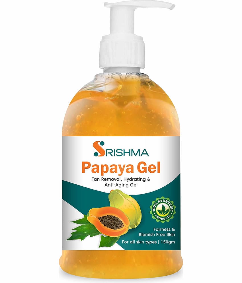 Srishma Papaya Gel for Helps Reduce Wrinkles & Acne Breakouts (150 g)