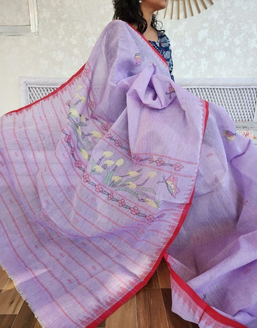 Cotton Moinrangphee Saree