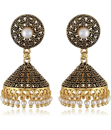 Vighanaharta Antique Finish alloy Jhumki Earring for Women and Girls