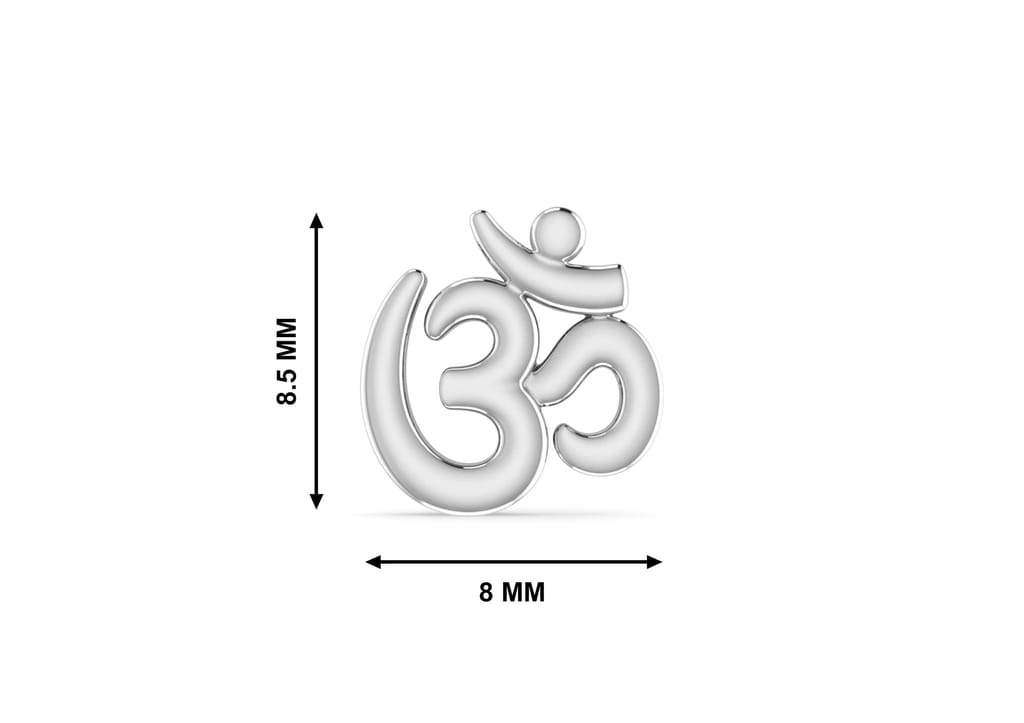 Classic Om Ear Stud For Men (1 Pc Only)