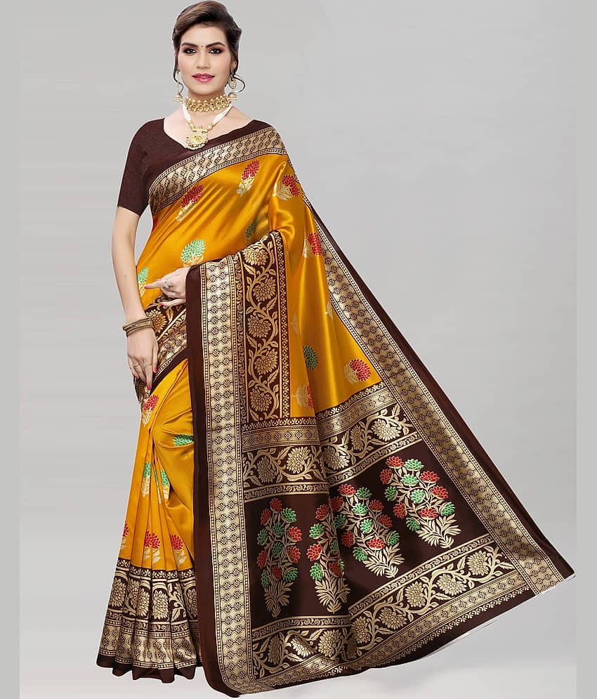 Samah Silk Embellished Saree With Unstitched Blouse Piece ( Turquoise )