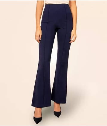 Gazal Fashions - Black Cotton Blend Straight Women's Bootcut Pants ( Pack of 1 )