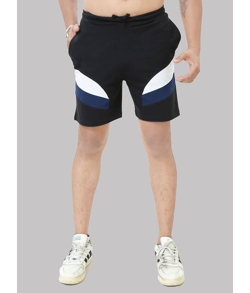 Black Brothers - Black Cotton Men's Shorts ( Pack of 1 )
