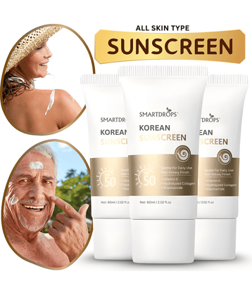 Smartdrops SPF 50 Outdoor Tanning Sunscreen Cream For Dry Skin ( Pack of 3 )