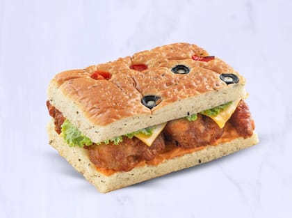 Crispy Chicken Focaccia Sandwich