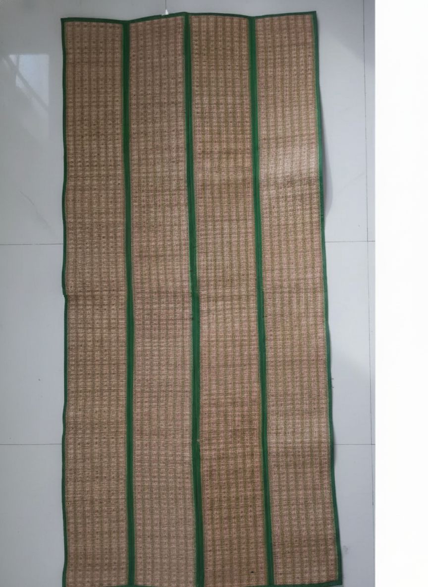 Natural Cotton and Madurkathi Eco Friendly Yoga Mat by Sandhya Mat Unit 3 6 Square Feet