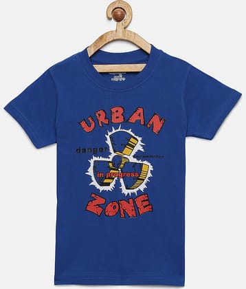 Dongli Pack of 1 Boys Cotton T-Shirt ( Multi Color )