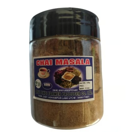 Tea Masala - 100 gm - 100 gm - One plastic jar containing ground spice powder