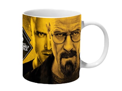 Multicolor Breaking Bad Poaster Warning Extremely Volatile Ceramic Mug