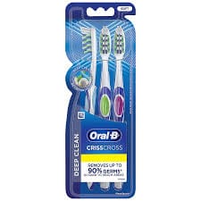 ORAL B CRISSCROSS BLAST 3PCS