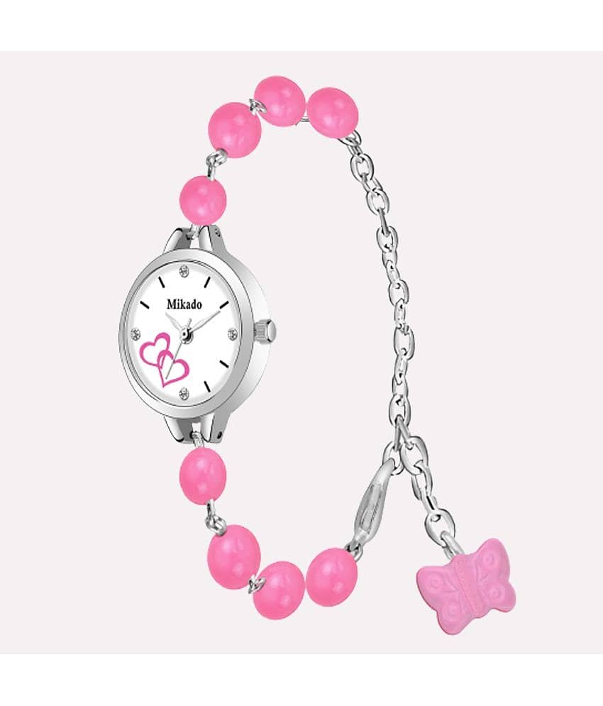 Mikado - Pink Metal Analog Womens Watch