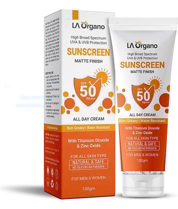LA ORGANO - SPF 50 Sunscreen Cream For All Skin Type ( Pack of 1 )