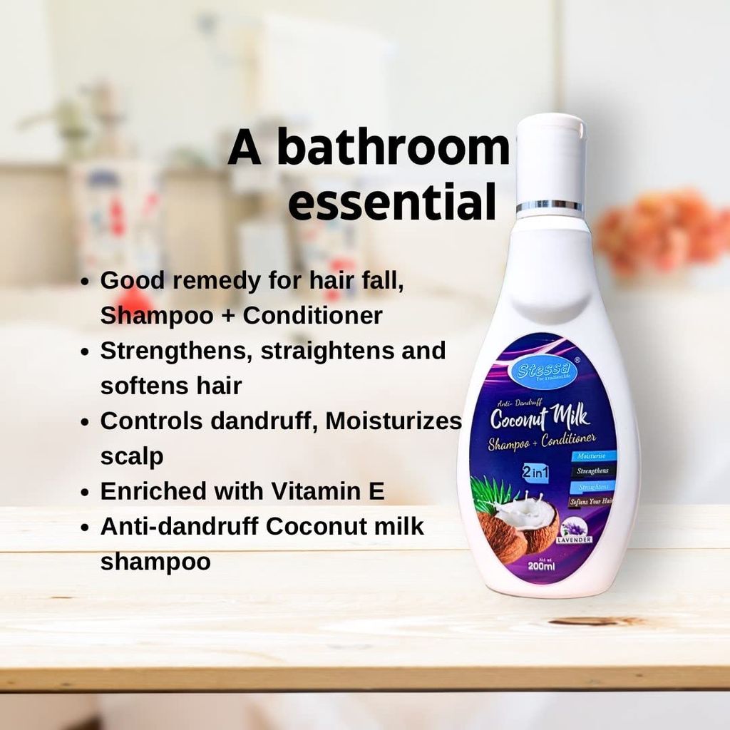 PNC-Hair Care Coco Nut Milk Shampoo 200ML Each Pack of 02.