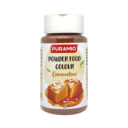 Puramio Powder Food Colour - Caramelene, 125 gm