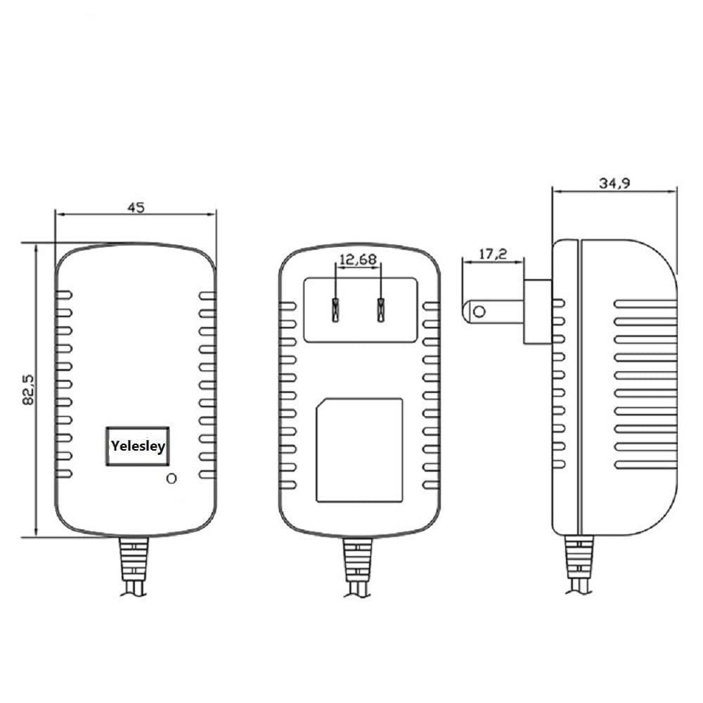 12V DC Power Adapter with Car Cigarette Lighter Socket
