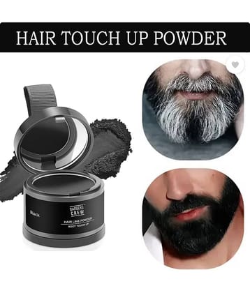 Barbers Crew Powder For Men Natural Temporary Hair Color 5 g Black