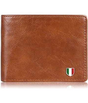 GIOVANNY - Brown Faux Leather Men's Regular Wallet ( Pack of 1 )