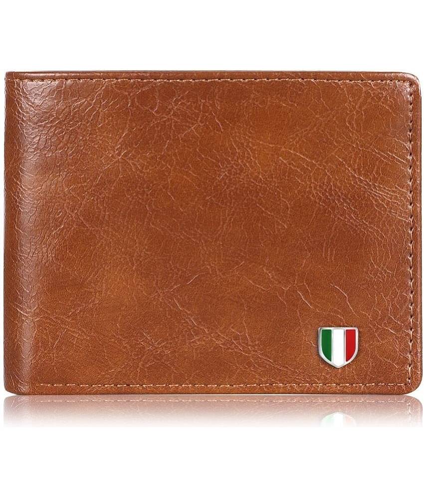 GIOVANNY - Brown Faux Leather Men's Regular Wallet ( Pack of 1 )